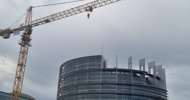 Avancement de travaux sur notre chantier du Parlement Européen