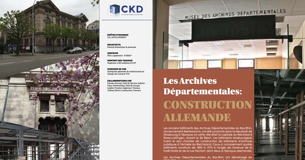 Les Anciennes Archives Départementales de Strasbourg se dévoilent ...