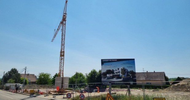 Vue sur notre chantier de Galfingue - Valériane